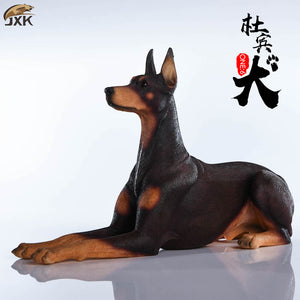 JXK 1/6 Doberman Dog Figure