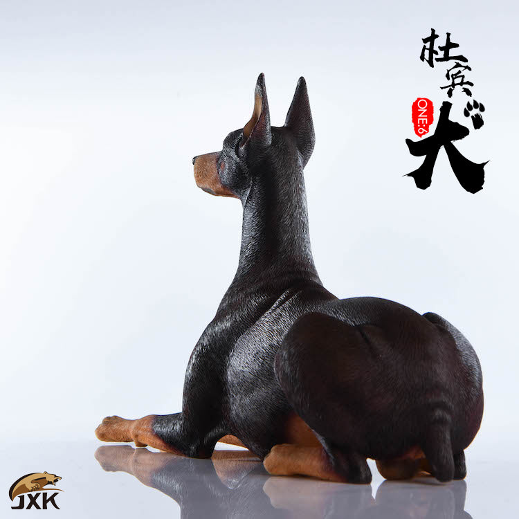 JXK 1/6 Doberman Dog Figure
