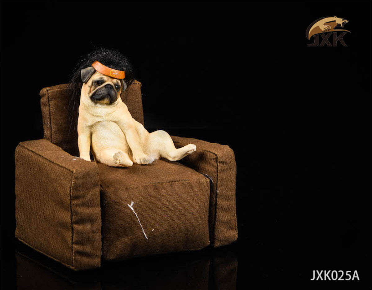 JXK 1/6 Decadent Pug Figure