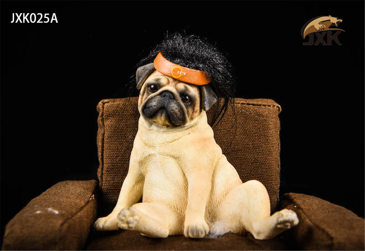 JXK 1/6 Decadent Pug Figure