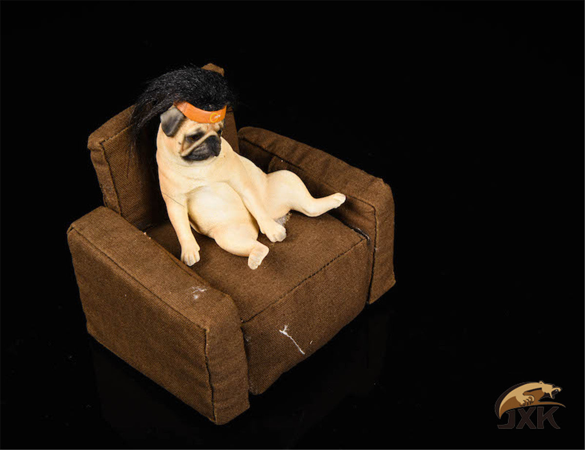 JXK 1/6 Decadent Pug Figure
