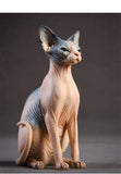 JXK Canadian Hairless Cat Figure