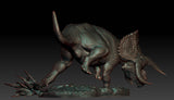 Nasutoceratops Bull Pose Statue