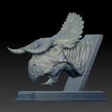 Nasutoceratops Bull Pose Statue