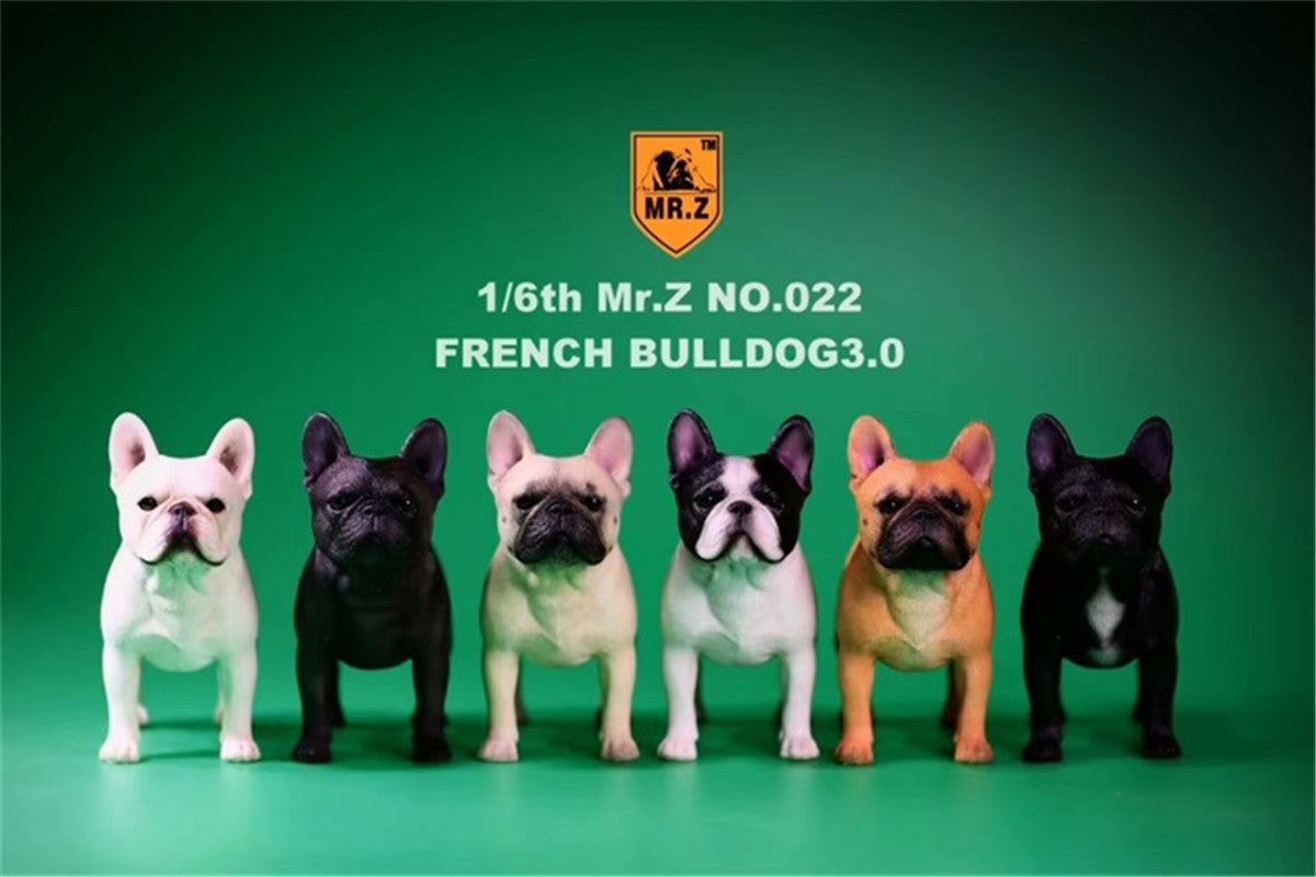 2Pcs/Set Mr.Z French Bulldog Figure