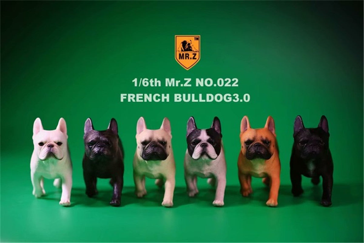 2Pcs/Set Mr.Z French Bulldog Figure