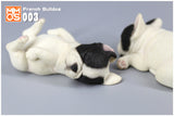 XMMOS 2Pcs Sleep French Bulldog Figure