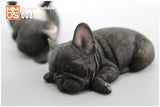 XMMOS 2Pcs Sleep French Bulldog Figure