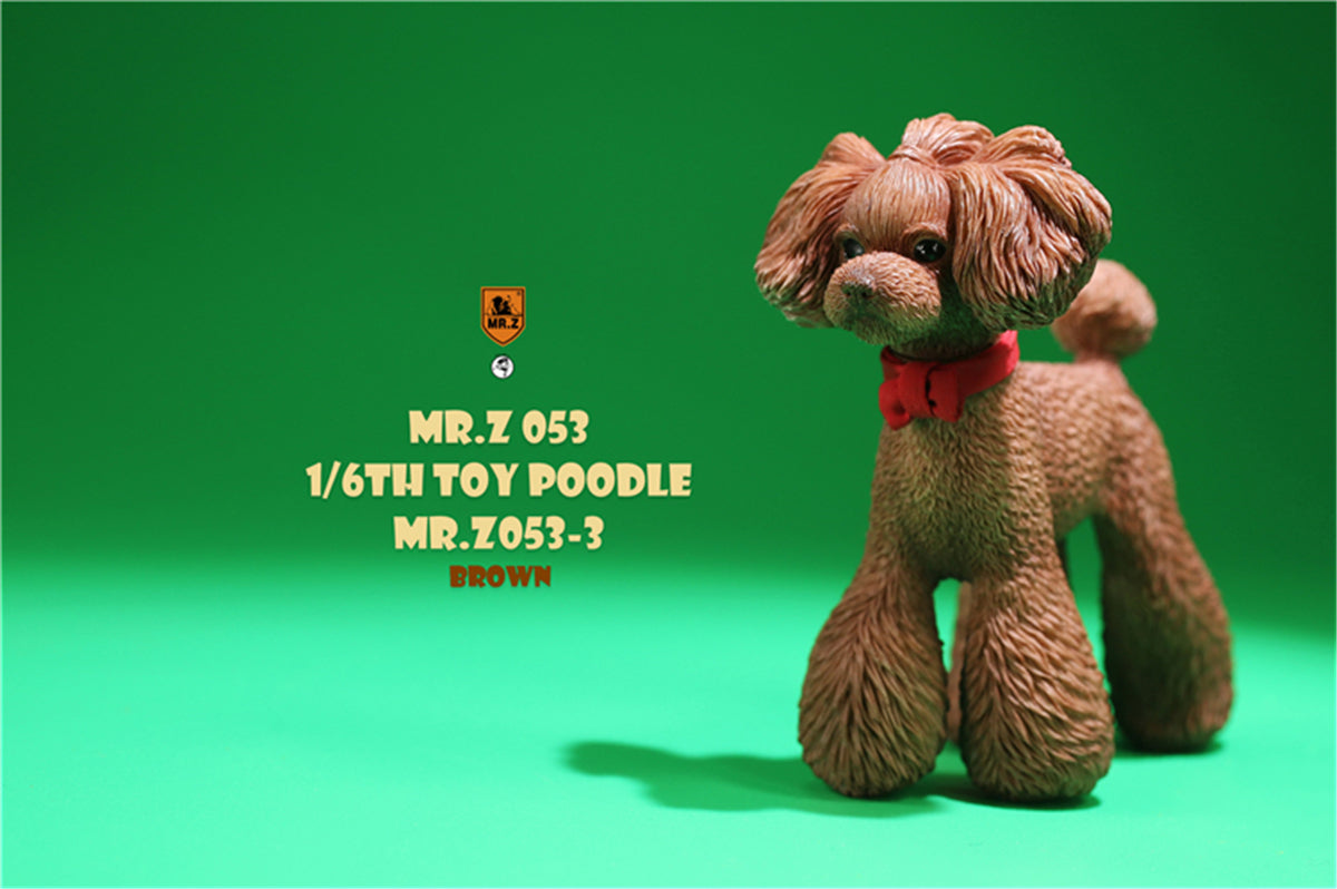 Mr.Z 1/6 Toy Poodle Dog Figure