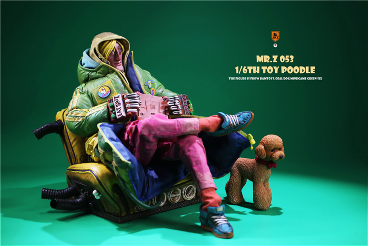 Mr.Z 1/6 Toy Poodle Dog Figure