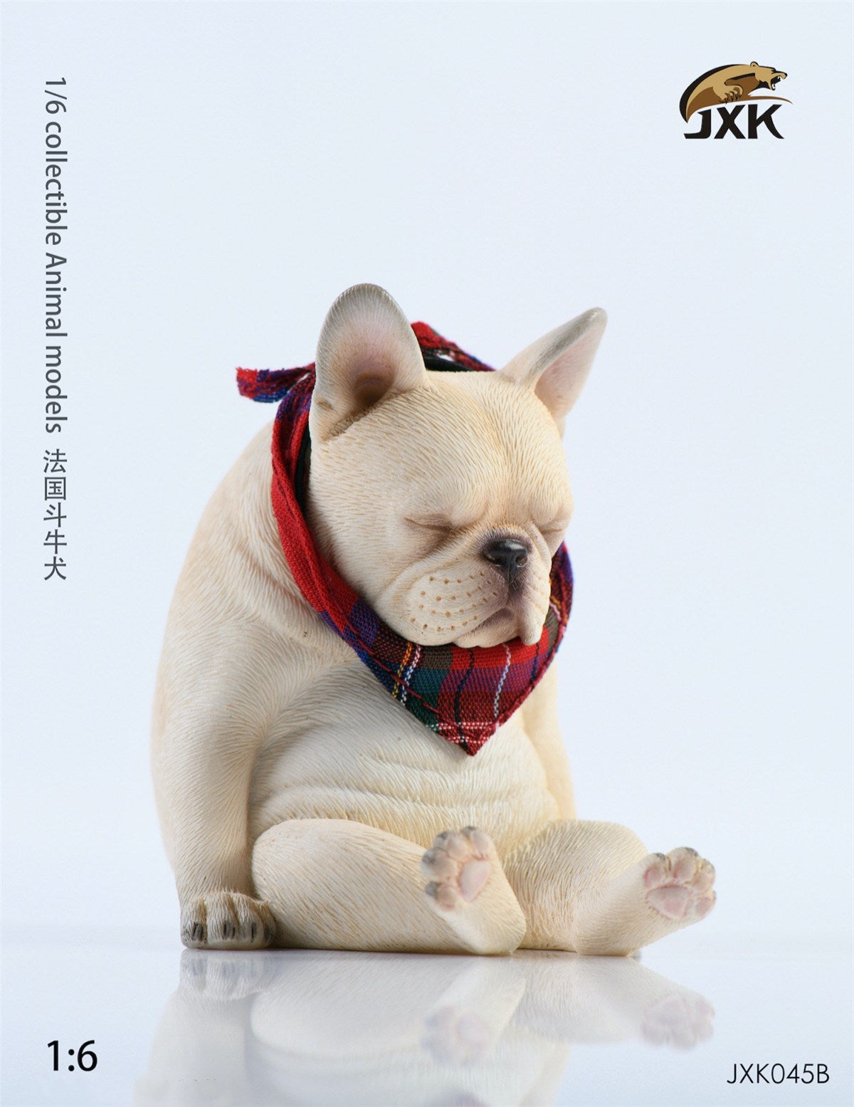 JXK 1/6 Decadent French Bulldog Figure