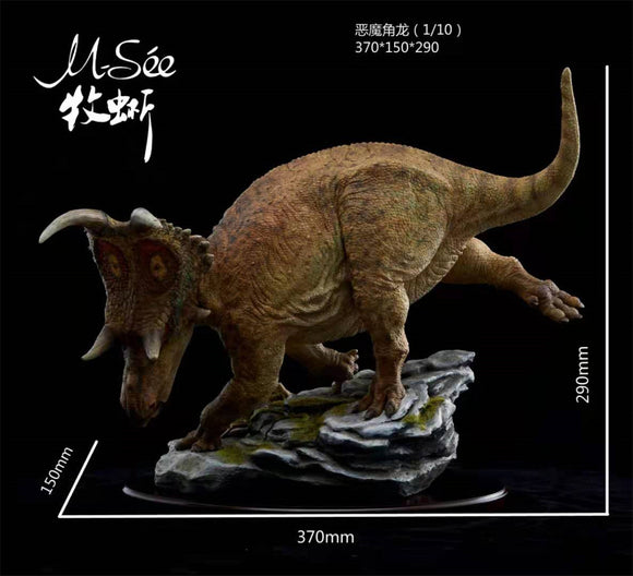 MuSee Diabloceratops Scene Statue