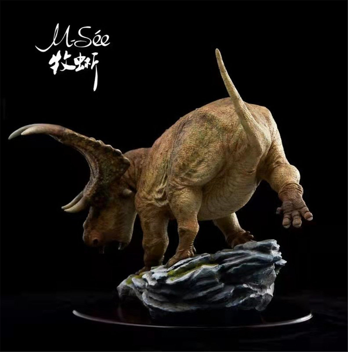 MuSee Diabloceratops Scene Statue