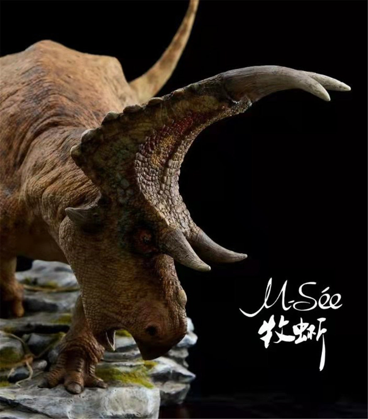 MuSee Diabloceratops Scene Statue