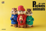 JXK Pockets Animals Chipmunks Model