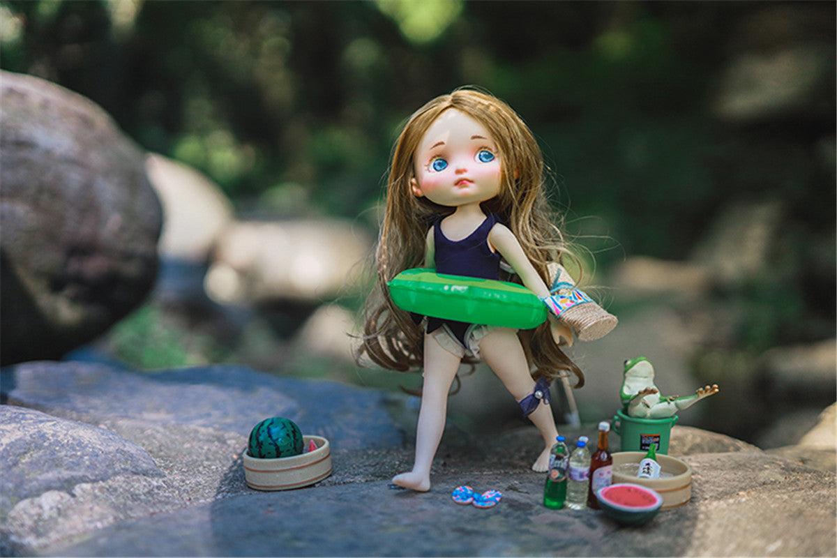 1/8 Summer School Cute Doll Swimsuit Figure