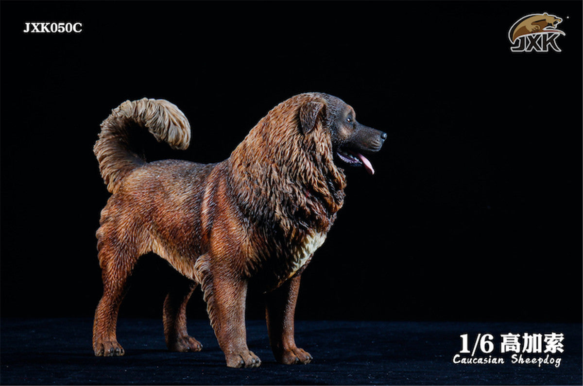 JXK 1/6 Caucasian Sheepdog Figure