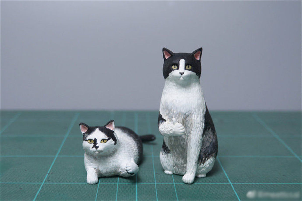 2Pcs Thumb Up Cat Model