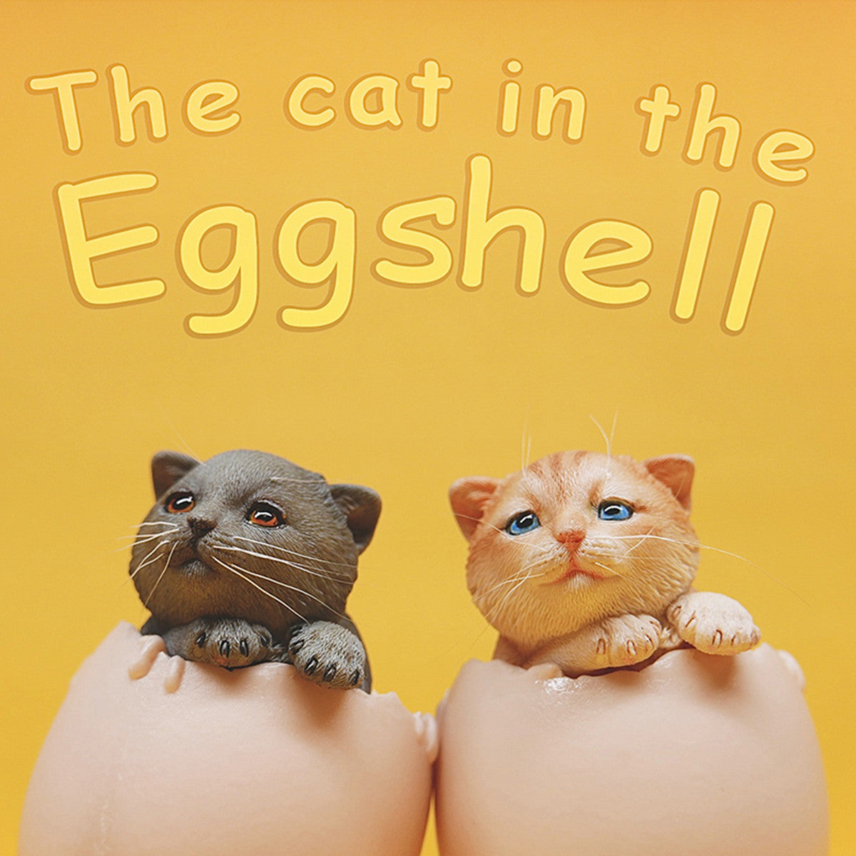 JXK 1/6th Eggshell Cat Model