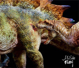 MuSee 1/15 Ceratosaurus VS Stegosaurus Statue