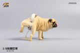 JXK 1/6 Leg Lift Pug Model