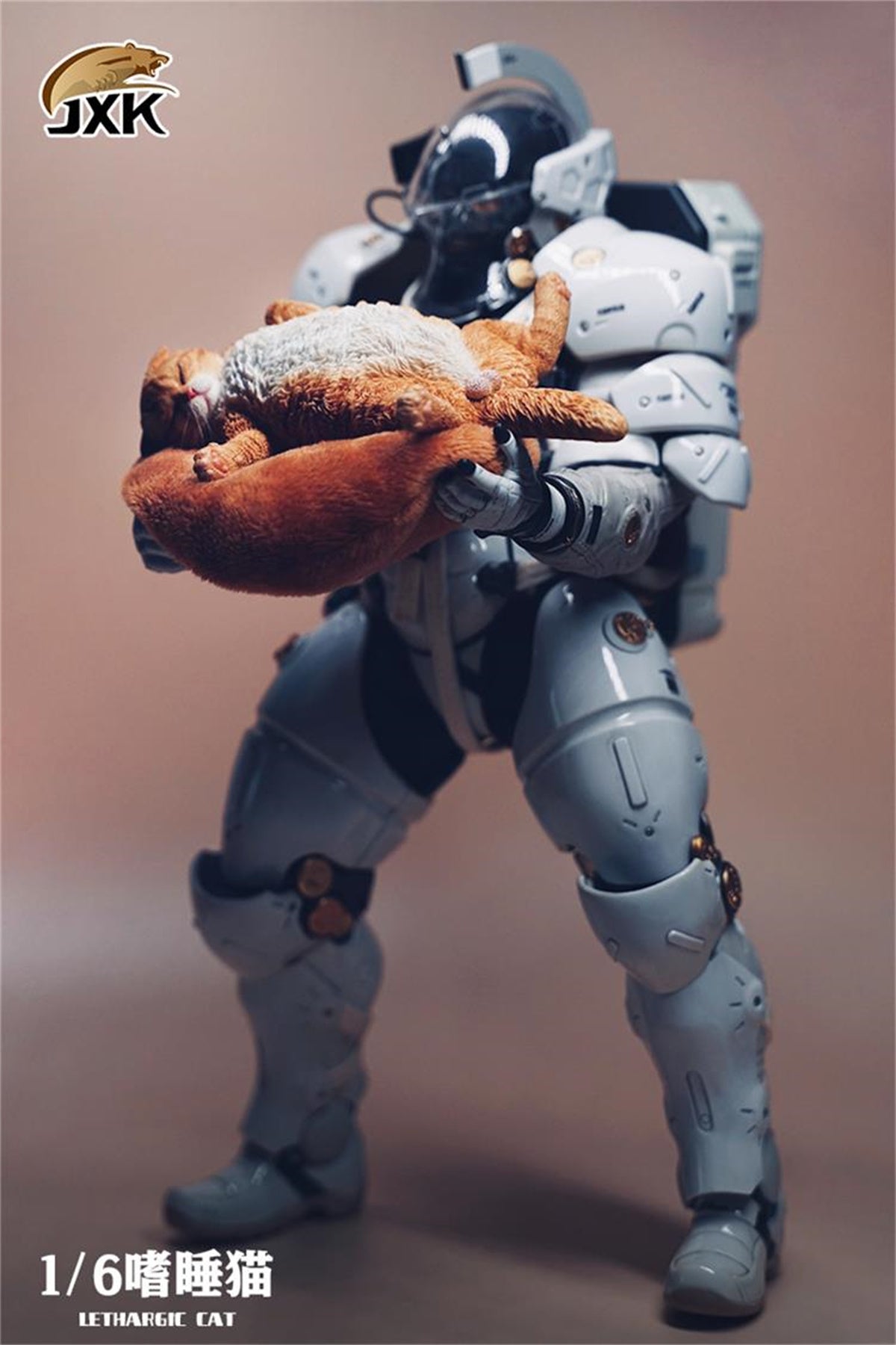 JXK 1/6 Lethargic Cat Model