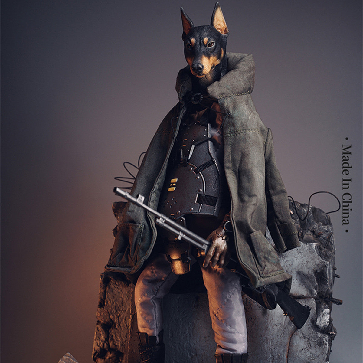 Mostoys 1/6 Dobermann Head Figure