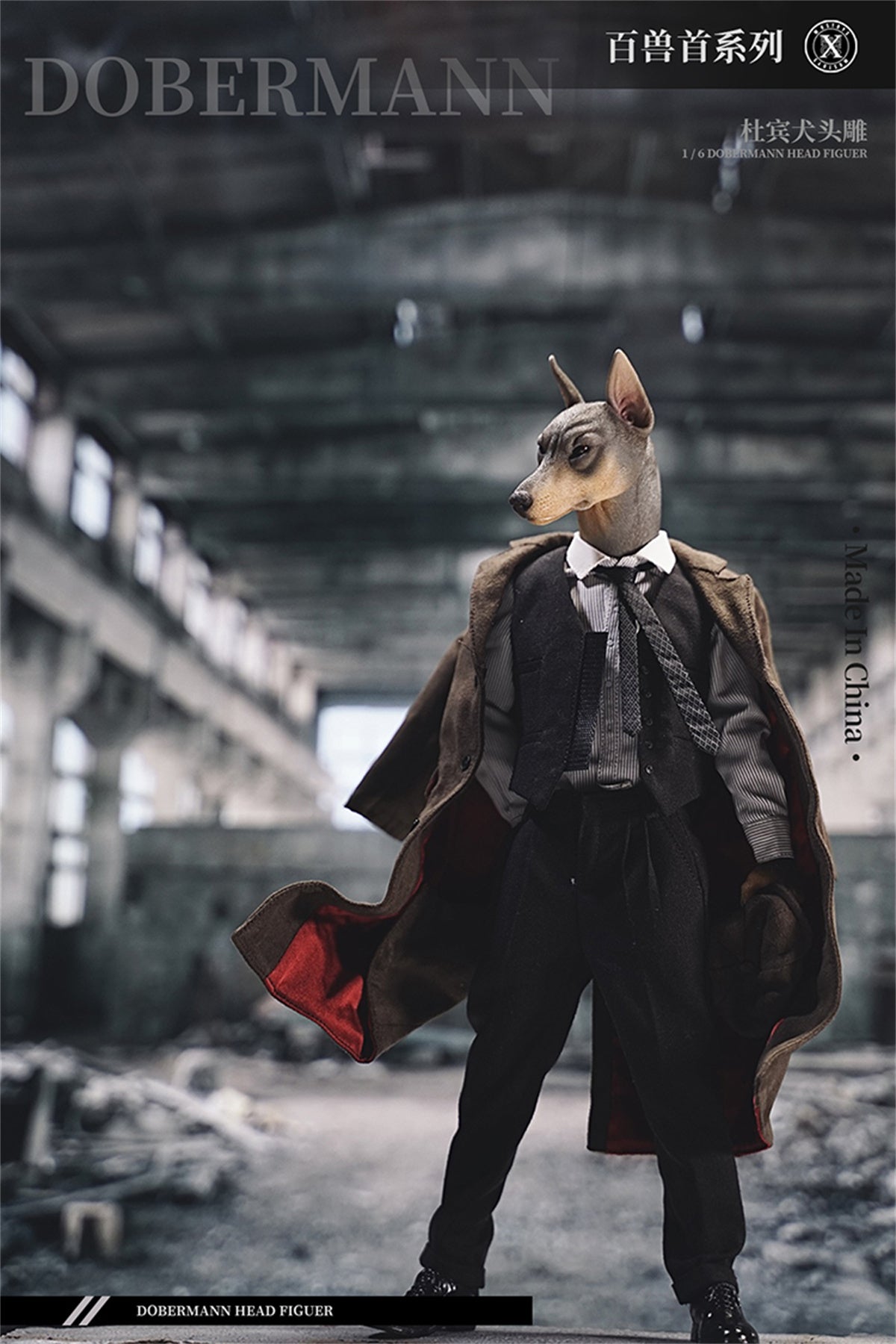 Mostoys 1/6 Dobermann Head Figure