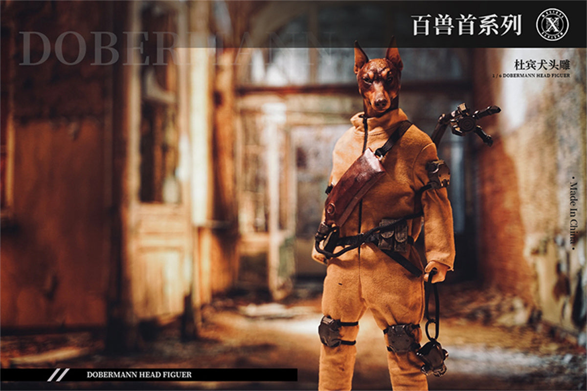 Mostoys 1/6 Dobermann Head Figure