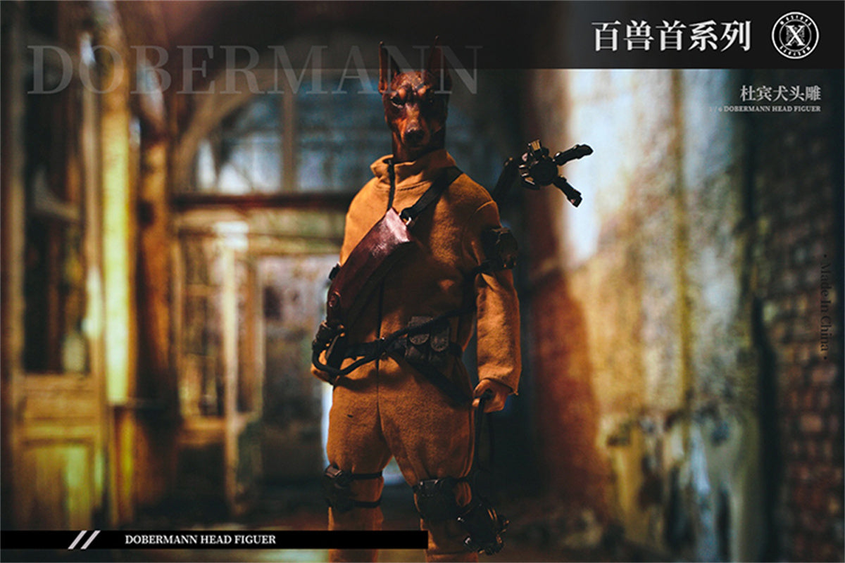 Mostoys 1/6 Dobermann Head Figure