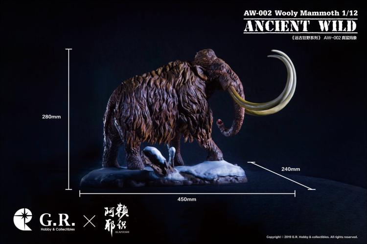 G.R 1:12 Mammuthus Statue Scene GK Statue