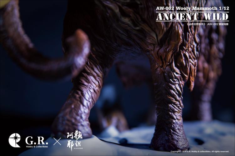 G.R 1:12 Mammuthus Statue Scene GK Statue