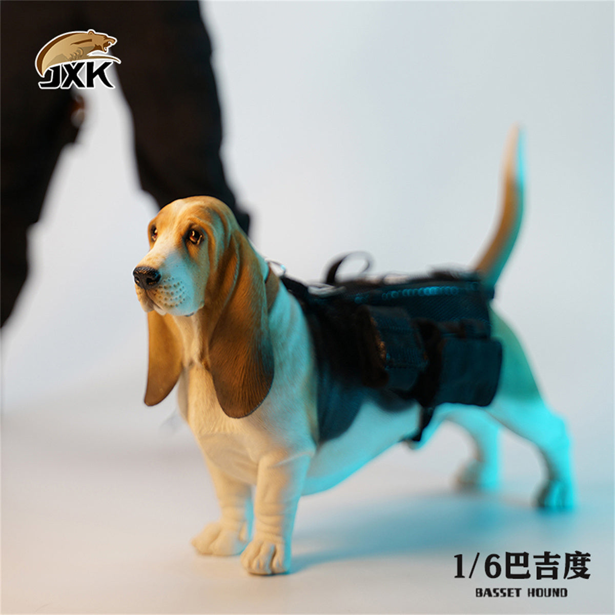 JXK 1/6 Basset Hound Model