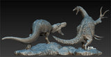 1/35 Tarbosaurus VS Therizinosaurus Unpainted Statue