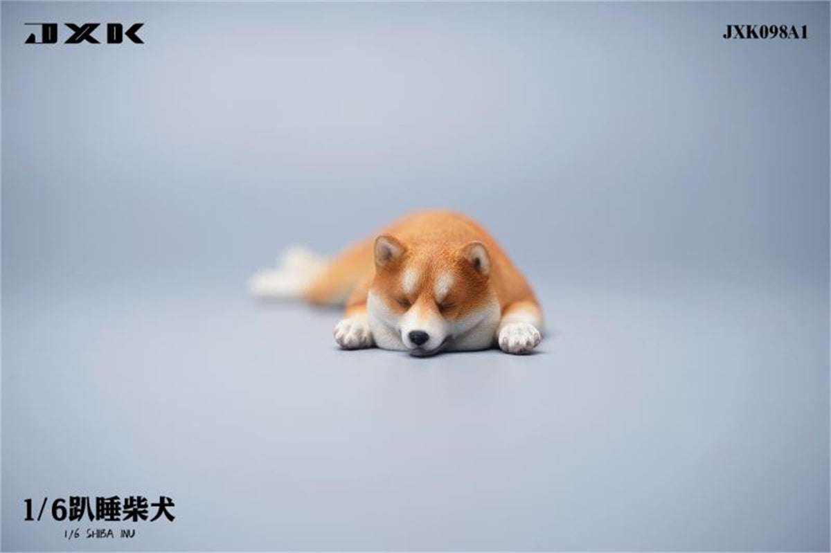 JXK 1/6 Sleeping Shiba Inu Model