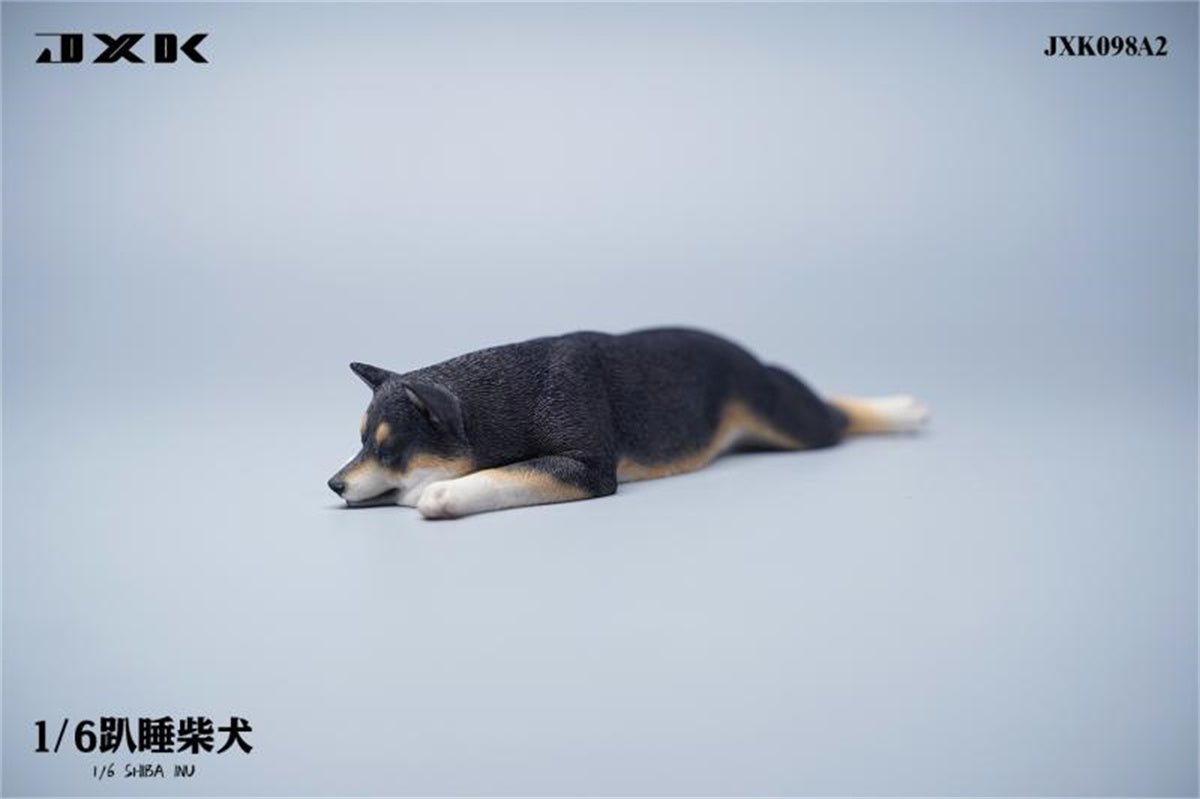 JXK 1/6 Sleeping Shiba Inu Model