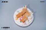 JXK 1/6 Sleeping Shiba Inu Model
