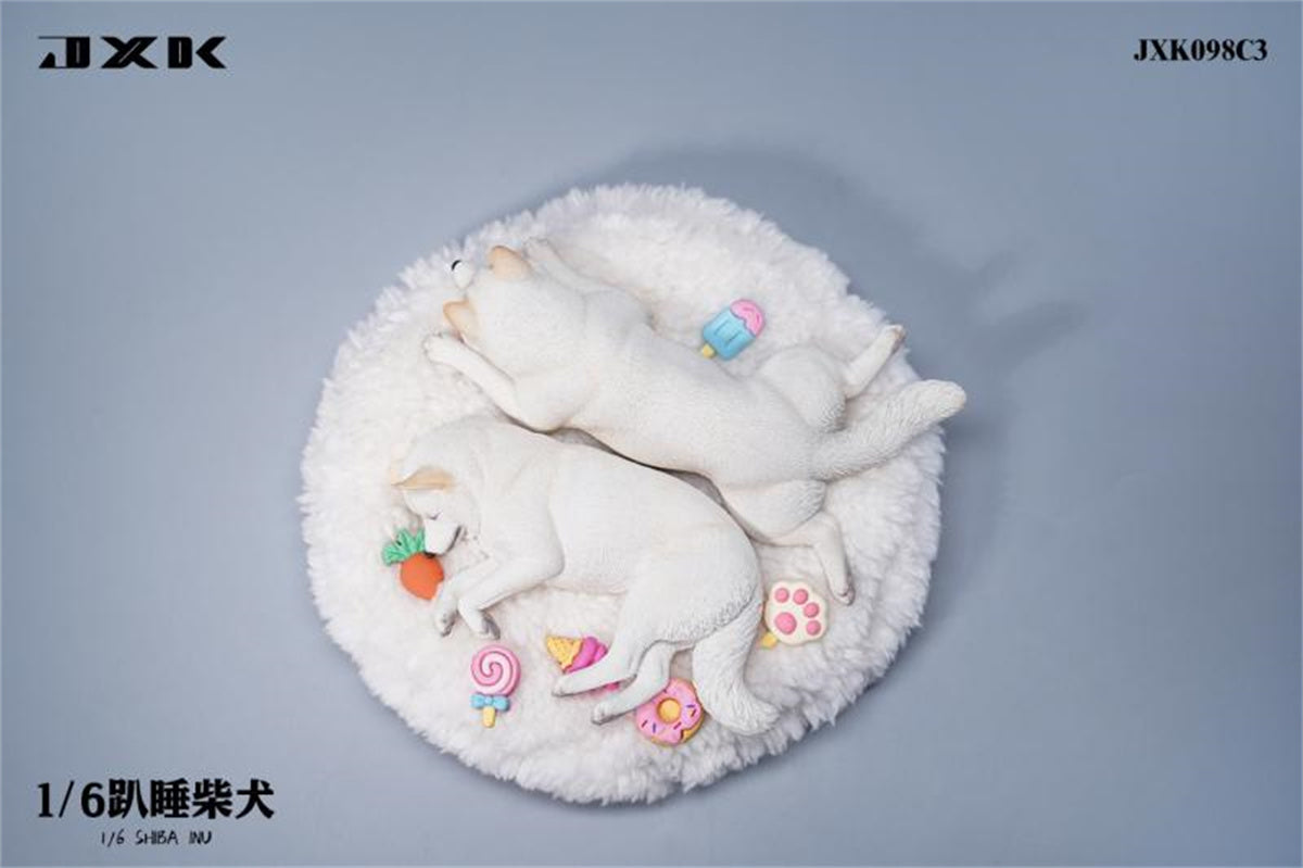 JXK 1/6 Sleeping Shiba Inu Model