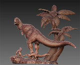 Pycnonemosaurus Hunting Baurutitan Unpainted Kit