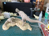 Pycnonemosaurus Hunting Baurutitan Unpainted Kit