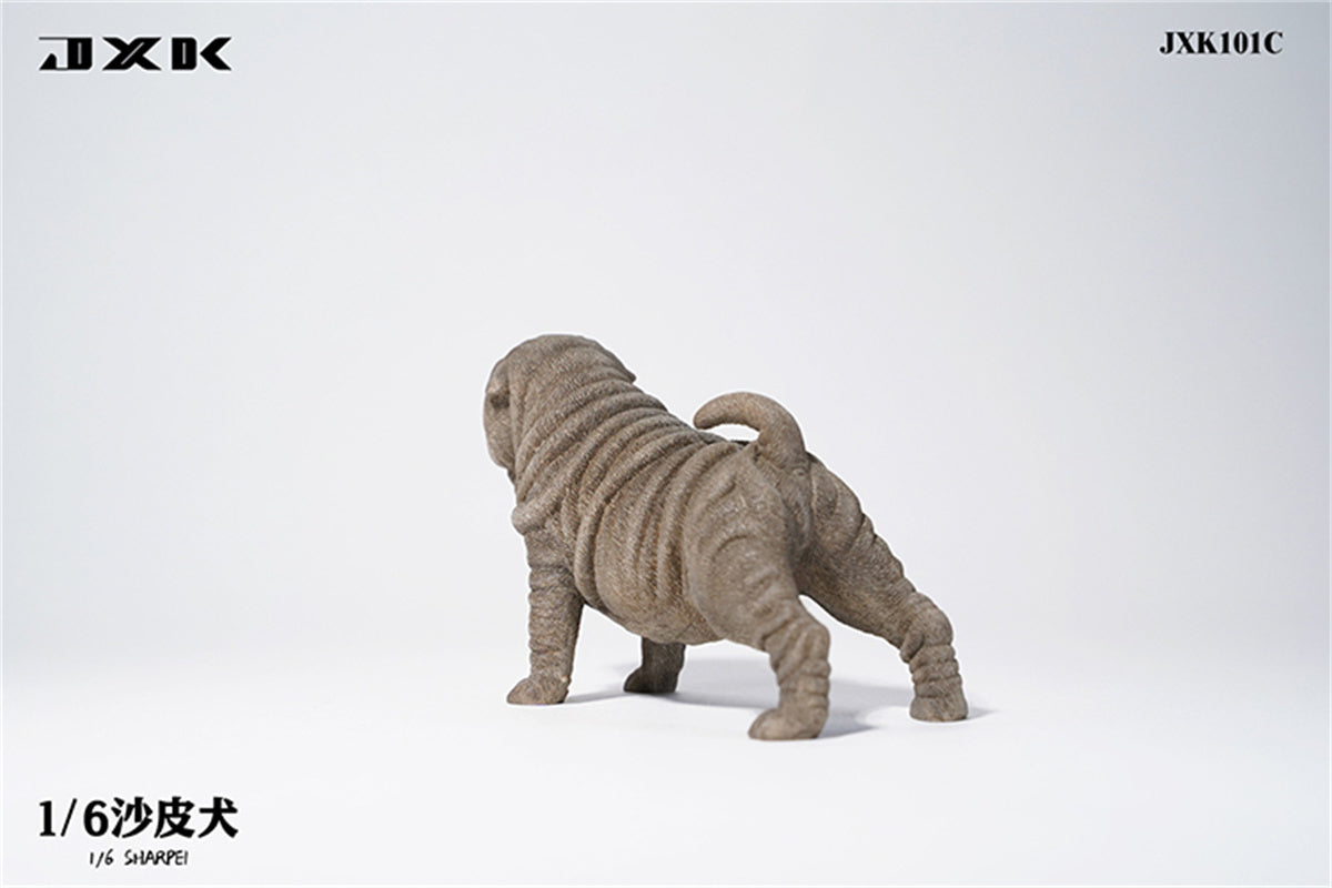 JXK 1/6 Sharpei Dog Model