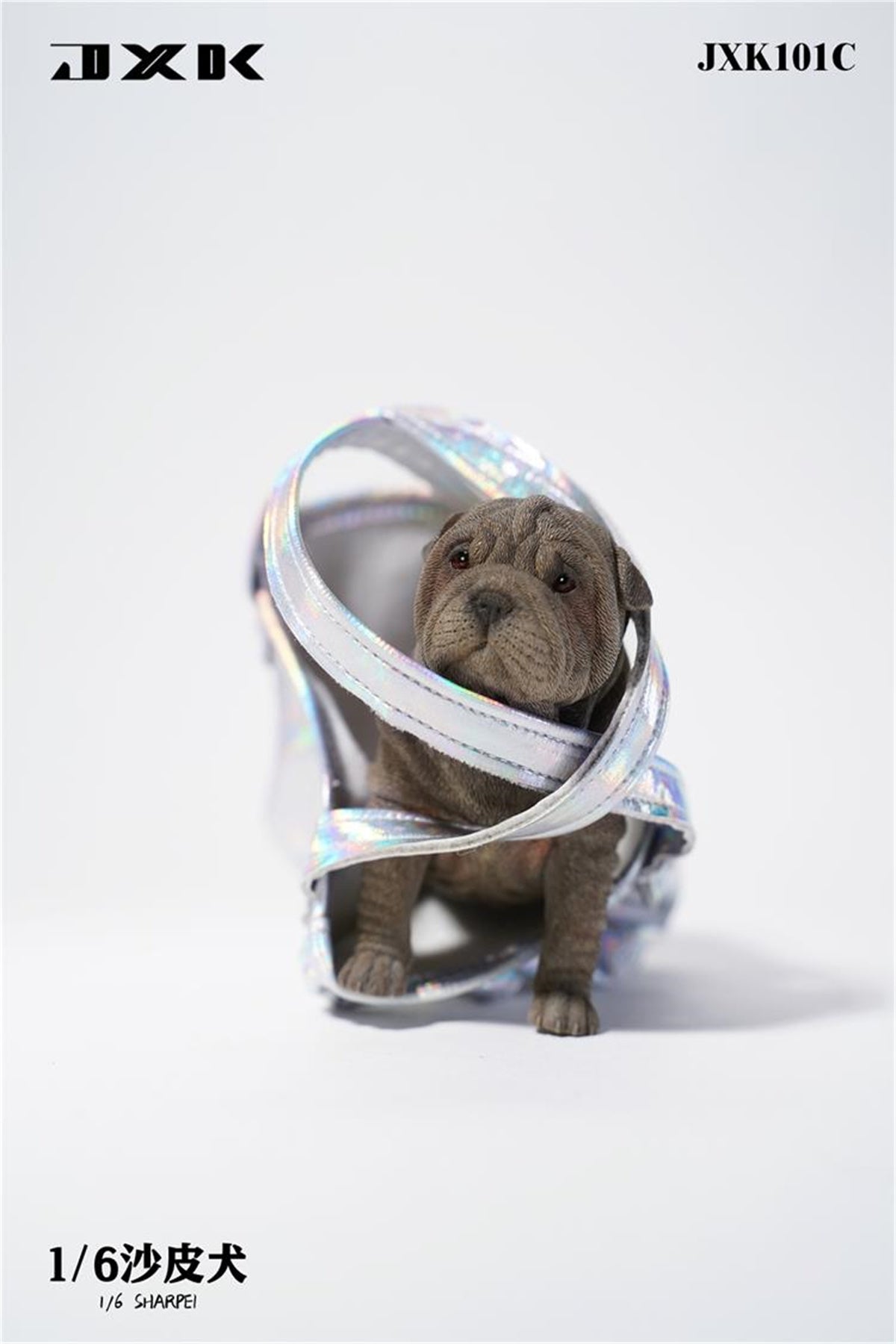 JXK 1/6 Sharpei Dog Model