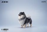 JXK 1/6 Pomeranian Dog Model