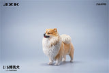 JXK 1/6 Pomeranian Dog Model