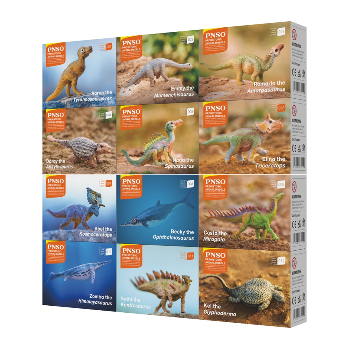 PNSO Little Dinosaur Model Set of 12
