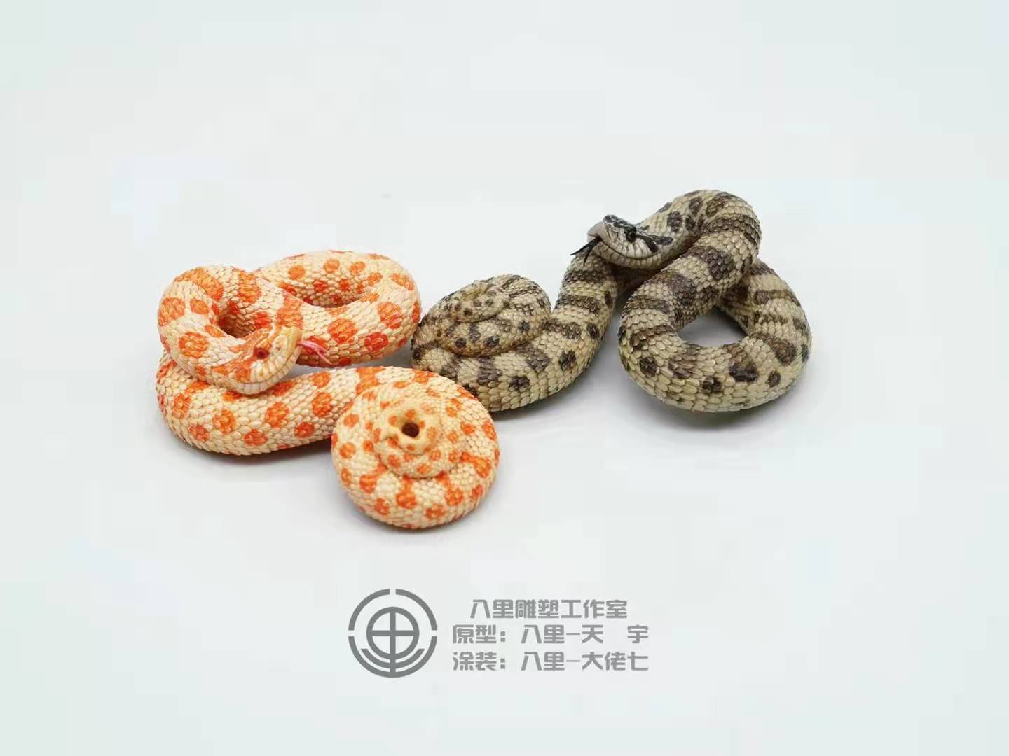 1:1 Scale Hognose Snake Statue