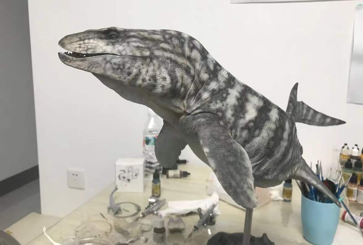 Cen DaoYi Studio 1:15 Scale Prognathodon Statue Unpainted Kit