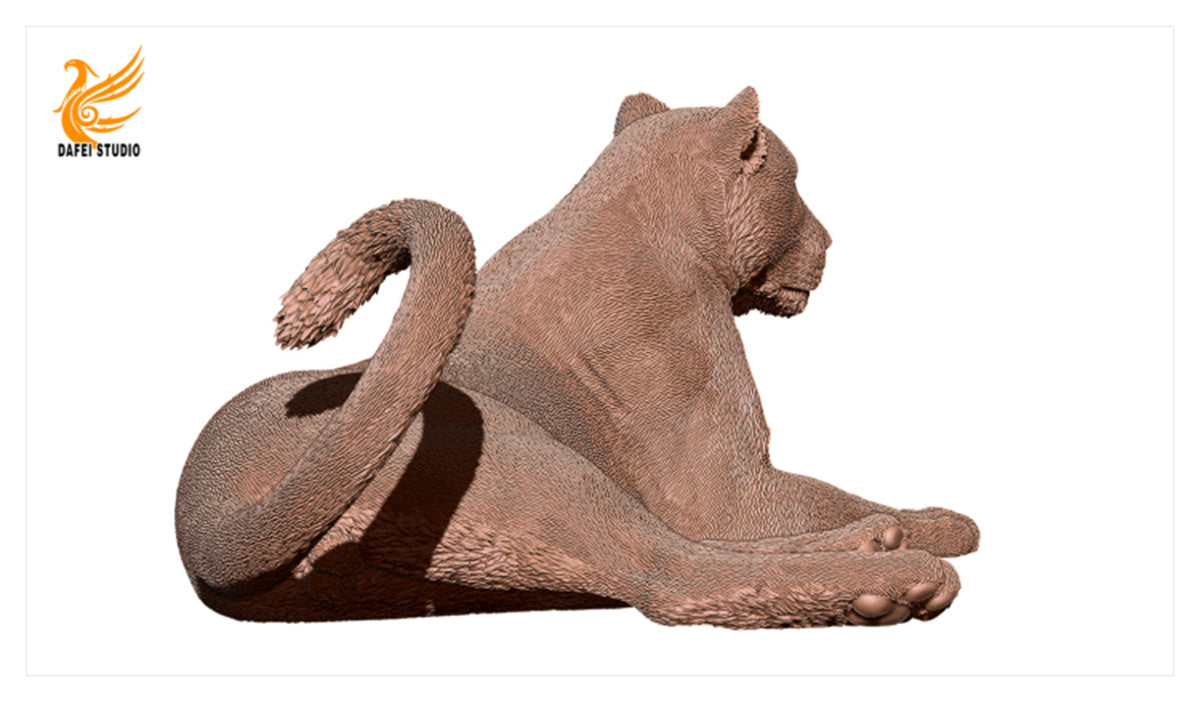 DAFEI African Leopard Statue