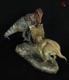 1/18 Daspletosaurus VS Titanoceratops Statue