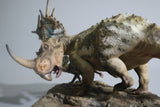 Rubeosaurus Rock Scene Statue